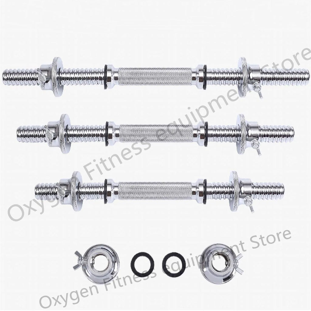 Fitness Dumbbell Bar With Clamps 25mm Adjustable Weight Standard Threaded Dumbbell Handle Home Gym Dumbbell Training Accessories