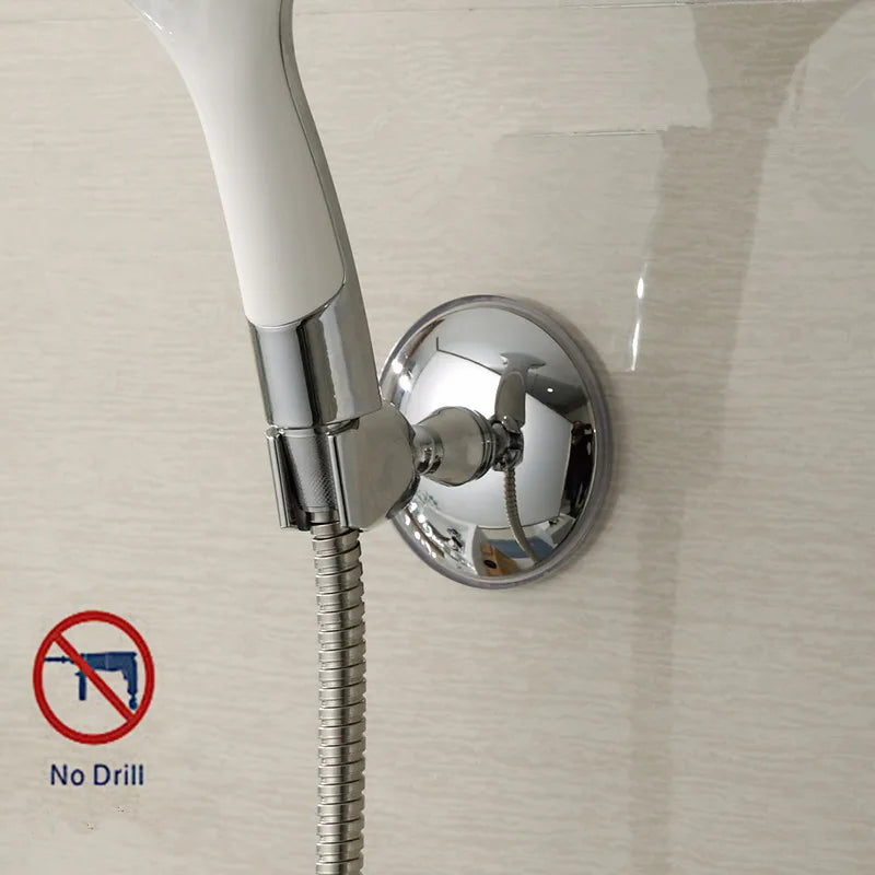 DONYUMMYJO  360 Adjustable Universal Bathroom Moving Shower Hand Head Holder Bracket Mount Suction Cup