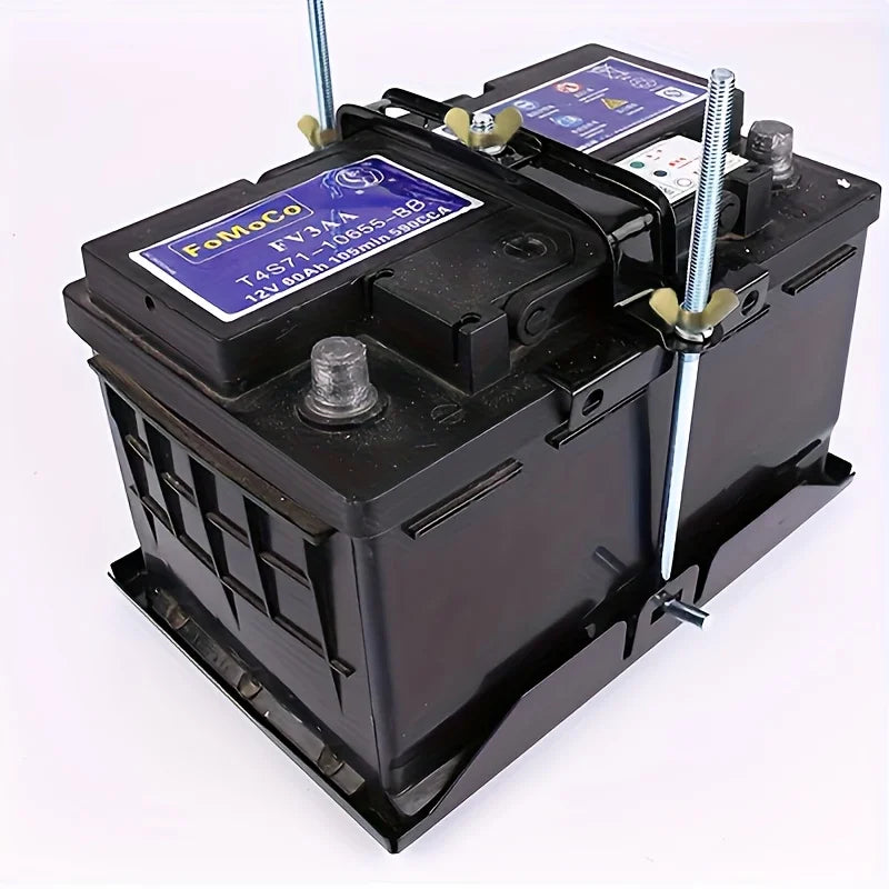 Adjustable Battery Hold Down, Universal Battery Adjustable Crossbar With L Bolt Battery Tie Down Holder For Cars SUVs