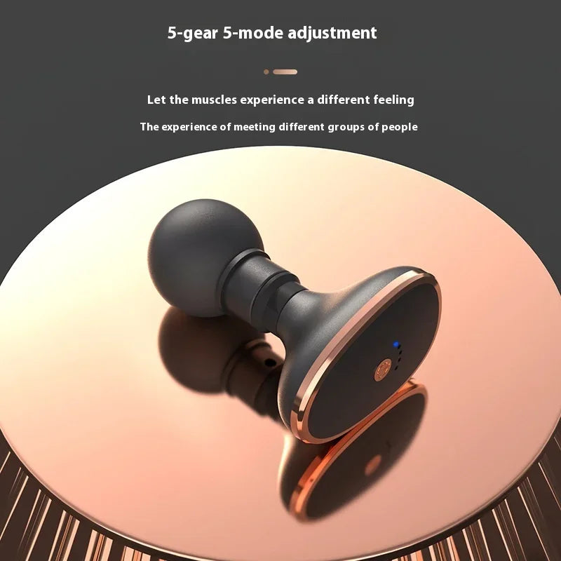 Electric portable small vibrating fascia gun fitness exercise relaxation muscle cervical spine waist mini pocket massager