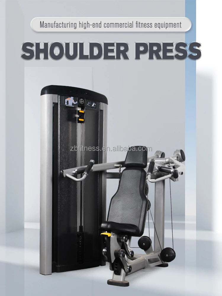 Heavy-Duty Construction With Adjustable Resistance For Shoulder & Upper Body Strength Top Rated Shoulder Press Gym Machine