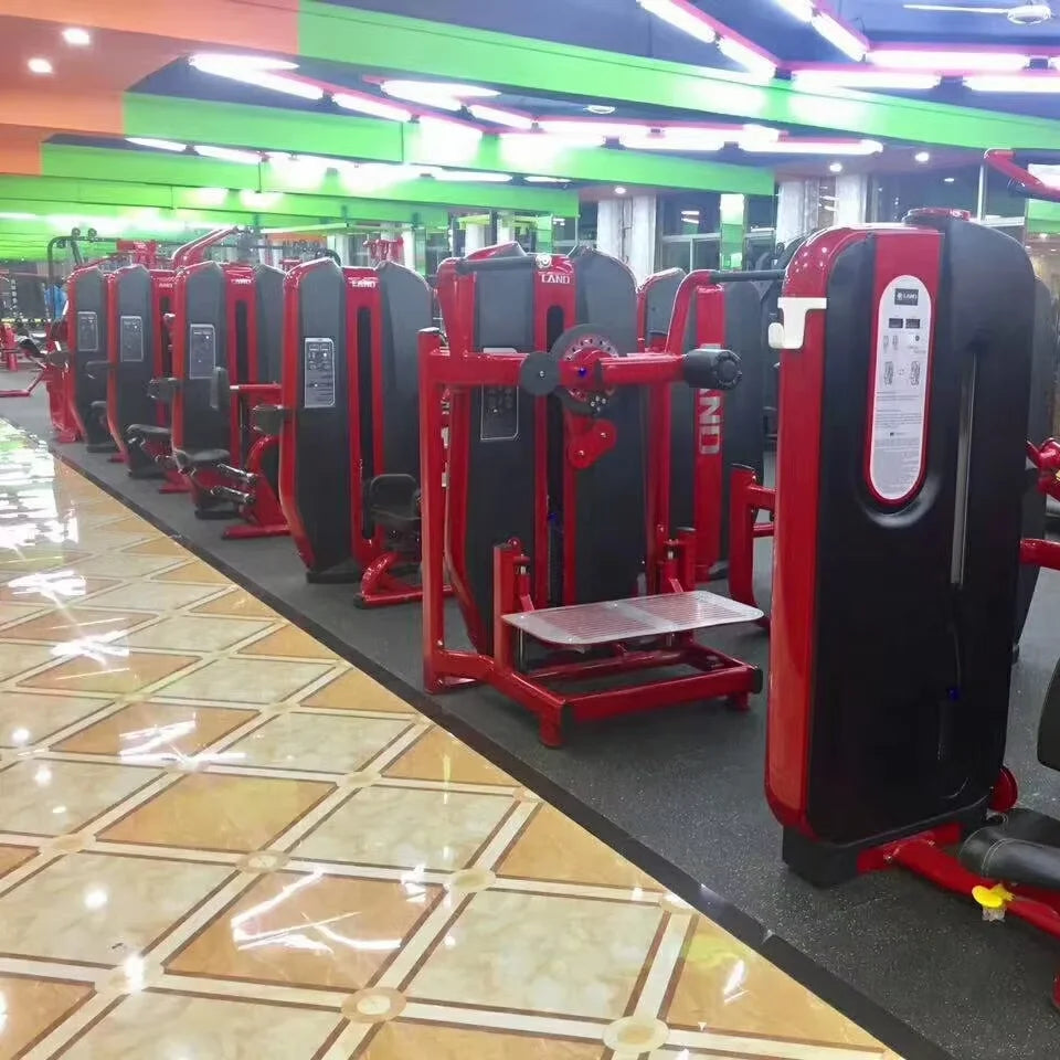 Land Fitness High Quality Gym Equipment Pin Loaded Strength Training Machine Shoulder Press For Sale