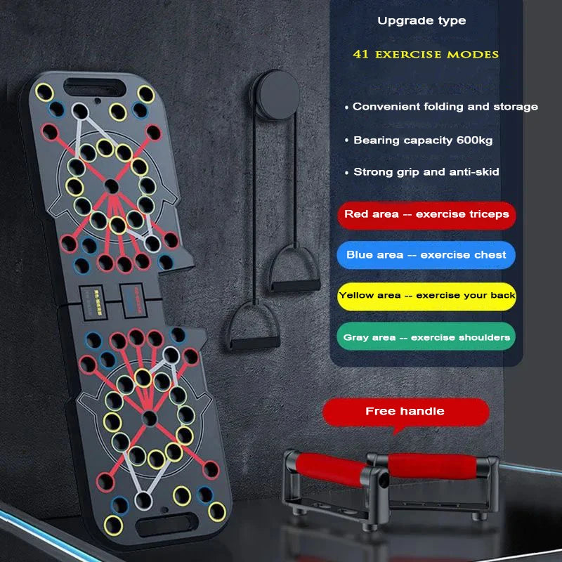Multi functional home push up board, men's chest and abdominal muscle training board, family interactive fitness equipment