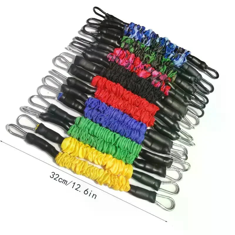 1Set Leg Strength Trainer Fastener Fitness Foot Ring Foot Buckle Ankle Strap Stretch Resistance Band Pull Cord Accessories
