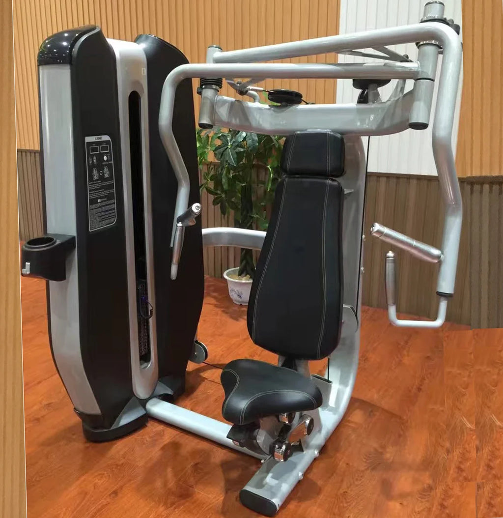 Land Fitness High Quality Gym Equipment Pin Loaded Strength Training Machine Shoulder Press For Sale
