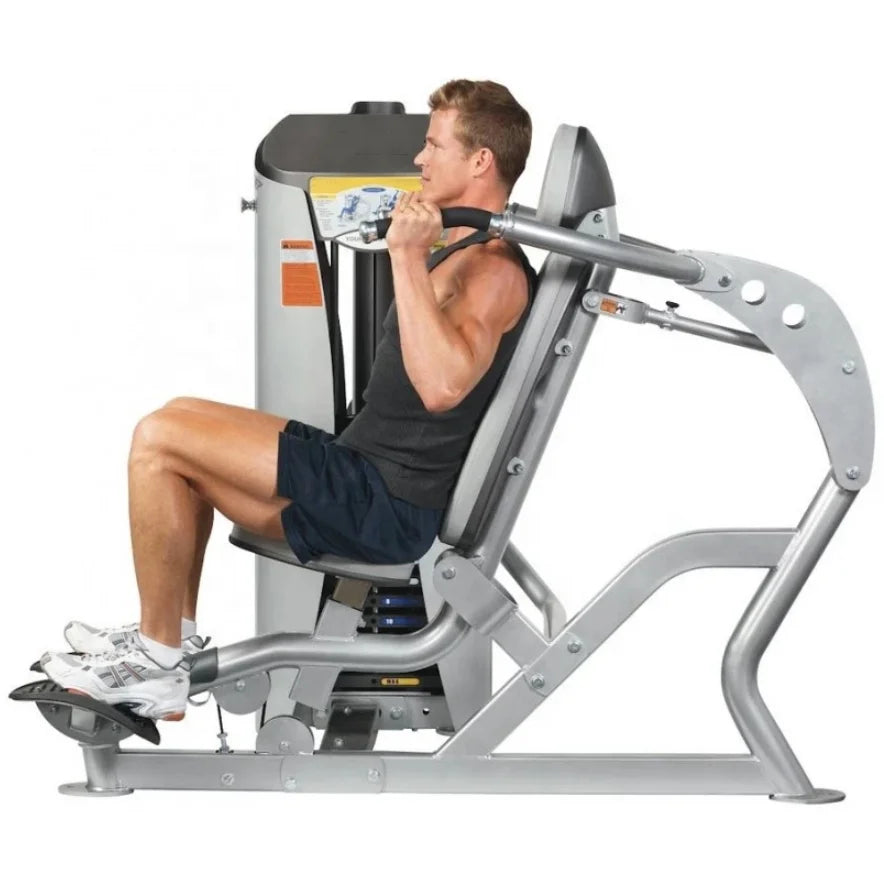 Functional Trainer Strength Training Gym Fitness Equipment Pin Loaded Seated Commercial Shoulder Press
