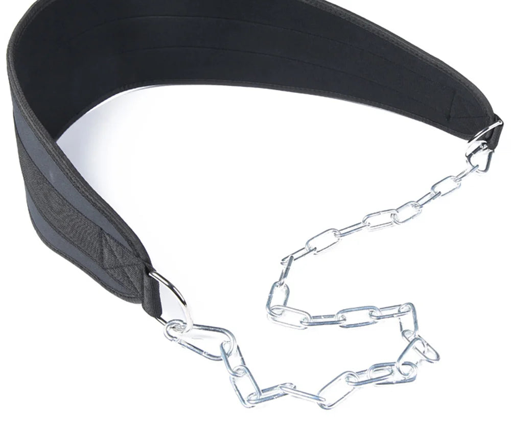 Pull up - Upper body strength weight-bearing belt, commercial bodybuilding room, sports barbell plate belt, fitness equipment