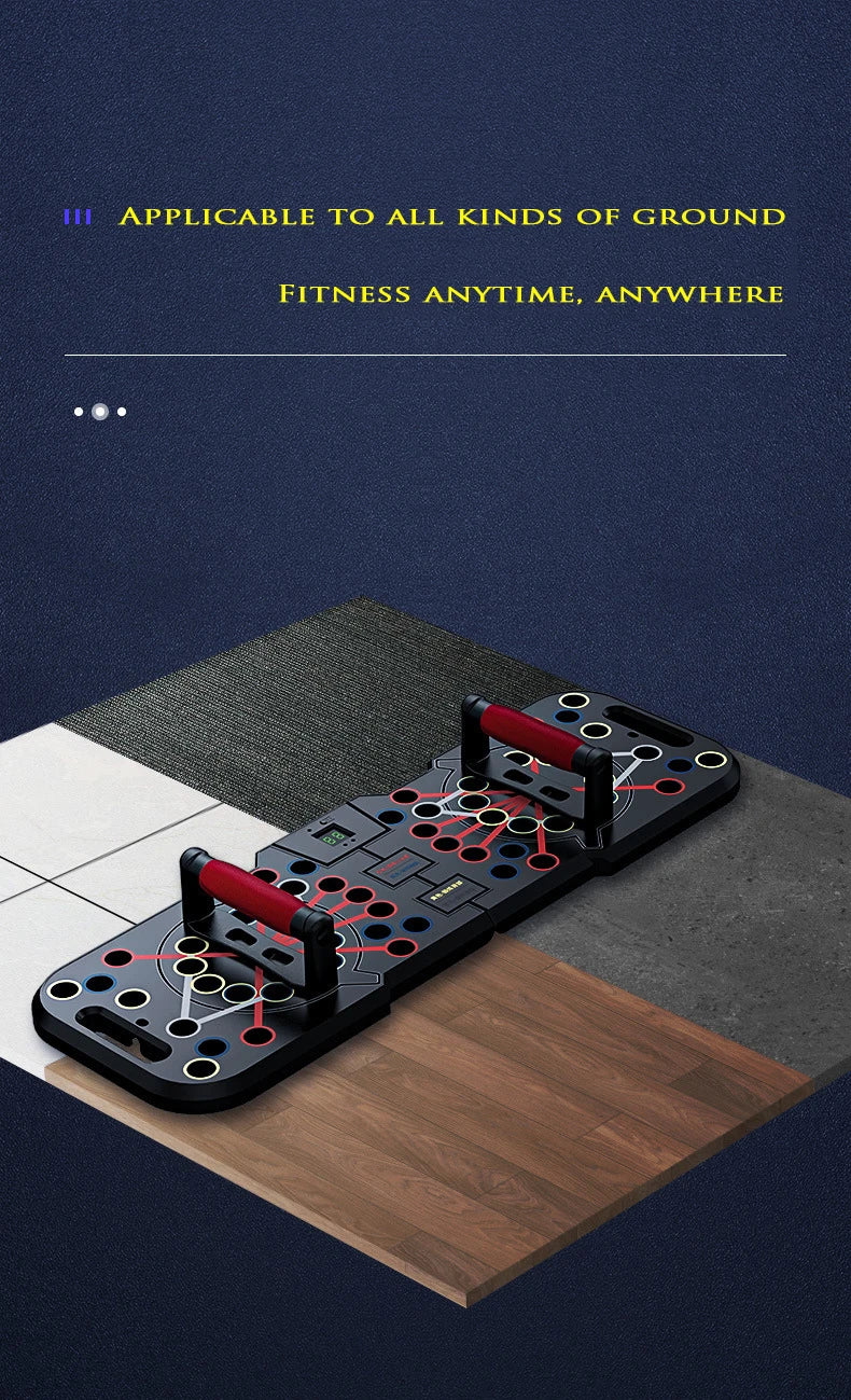 Multi functional home push up board, men's chest and abdominal muscle training board, family interactive fitness equipment
