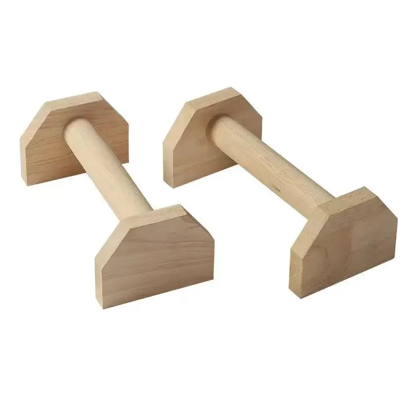 Wooden Push-Up Bar Stands Gym Push Exercise Rack Board Fitness Body Building Training Muscle Trainer Gym Equipment Supply