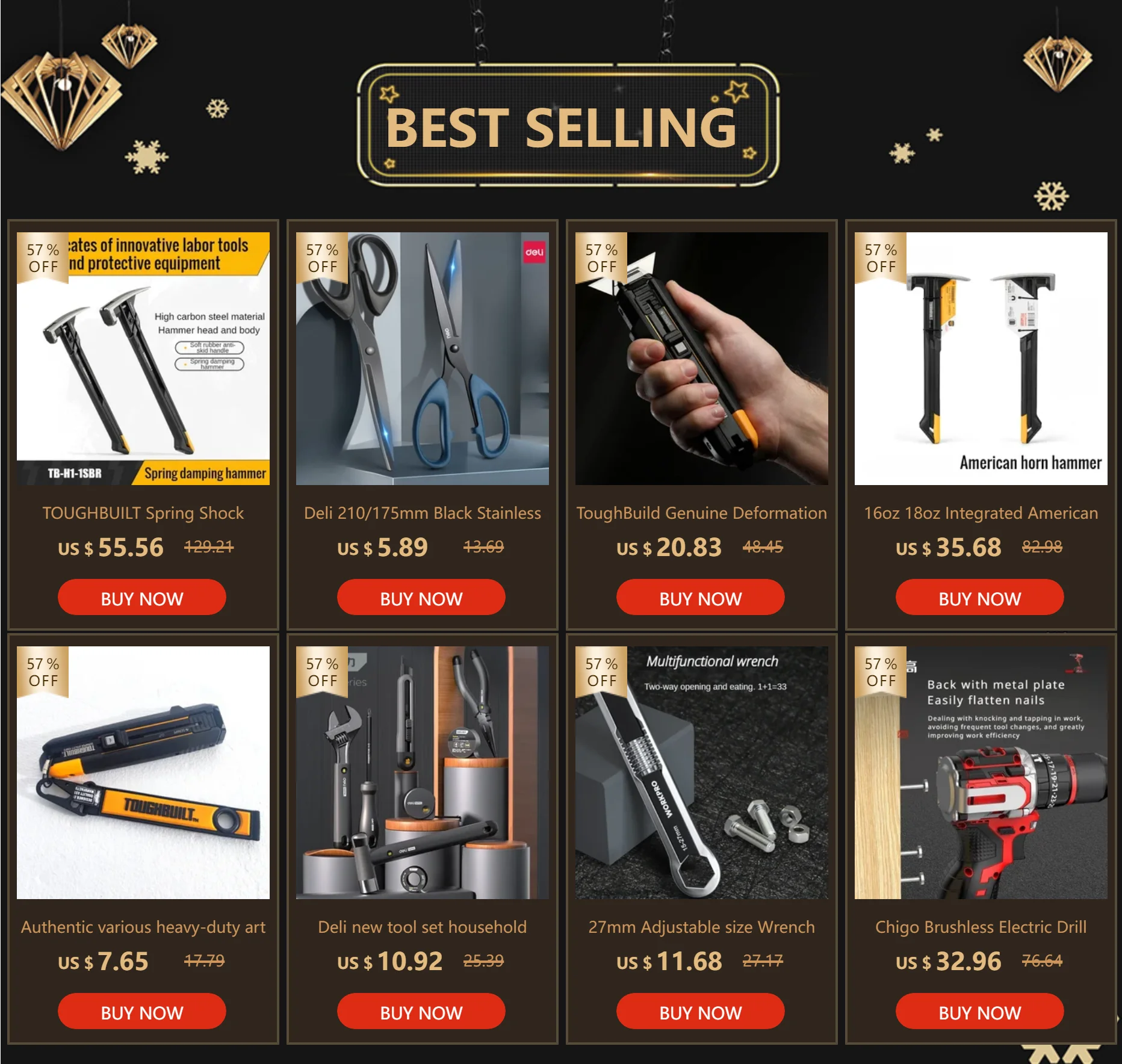 OUDISI Adjustable Wrench Multi functional Dual Use/Four Use Large Open End Wrench Household Open Bathroom Pipe Adjustable Wrench