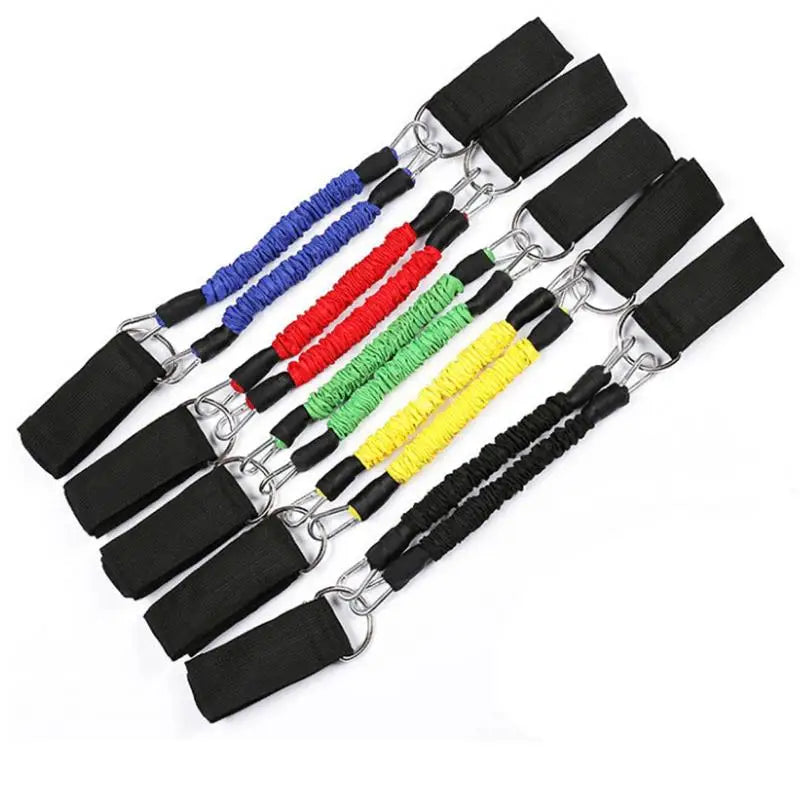 1Set Leg Strength Trainer Fastener Fitness Foot Ring Foot Buckle Ankle Strap Stretch Resistance Band Pull Cord Accessories