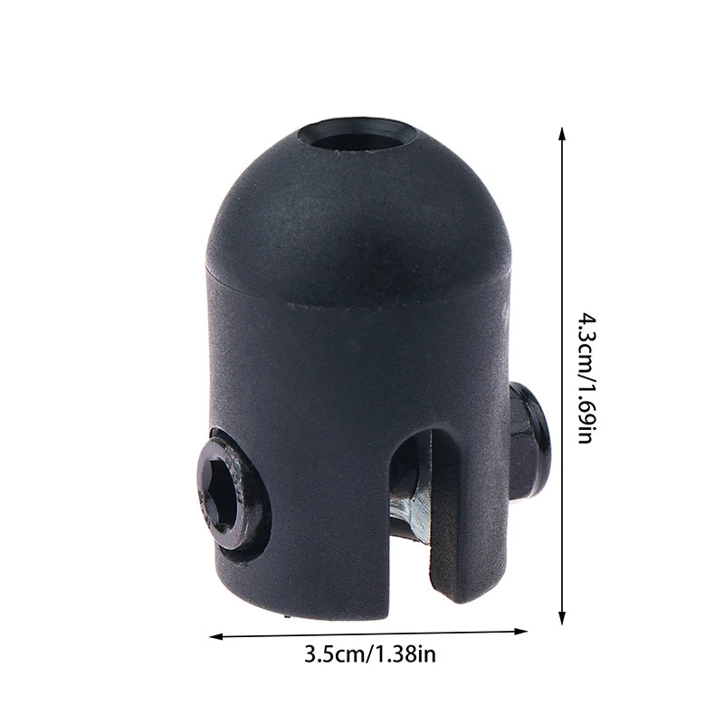 1Set Gym Pulley Machine Cable Connector Gym Cable Terminal Wire Rope Connector Fits Fitness Equipment Cables Ball Stopper