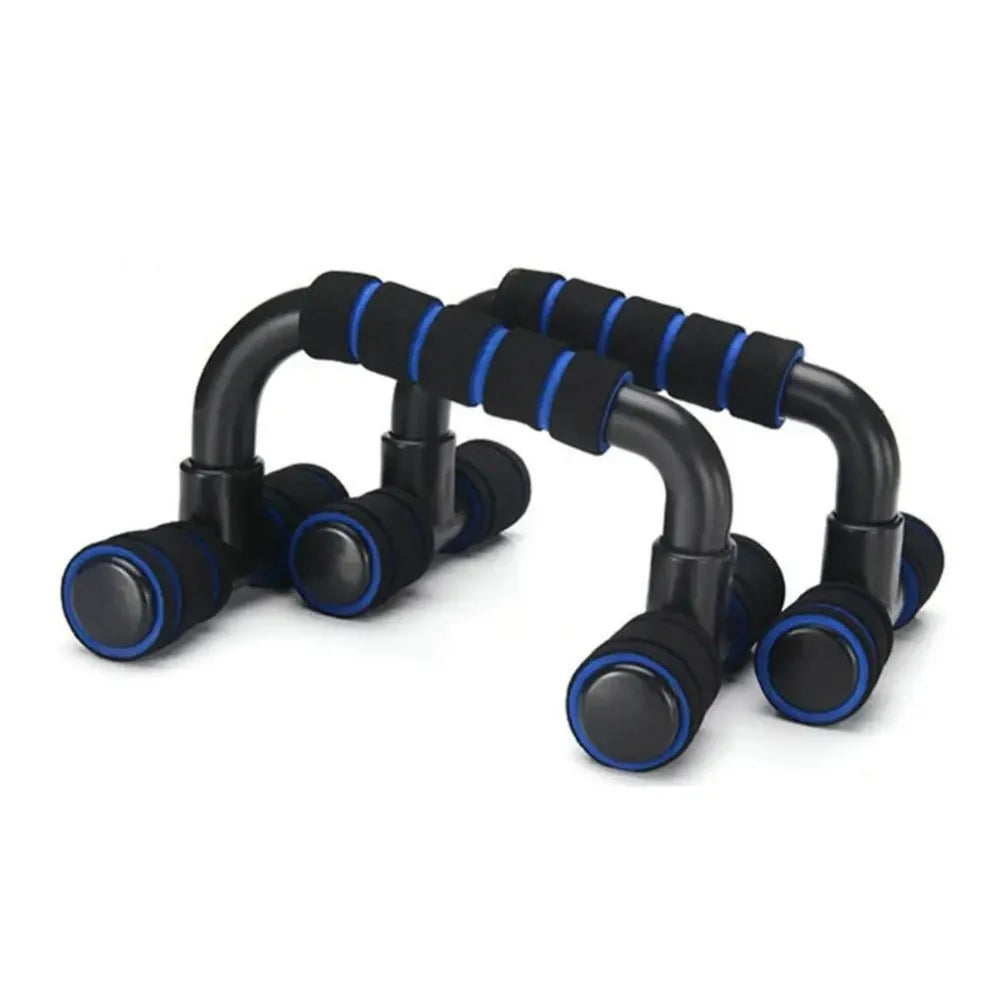1 Pair of Gymnasium Exercise Non-slip Push-up Stand H-shaped Stable Pushup Bars Strong Durable Push-up Support Muscle Training