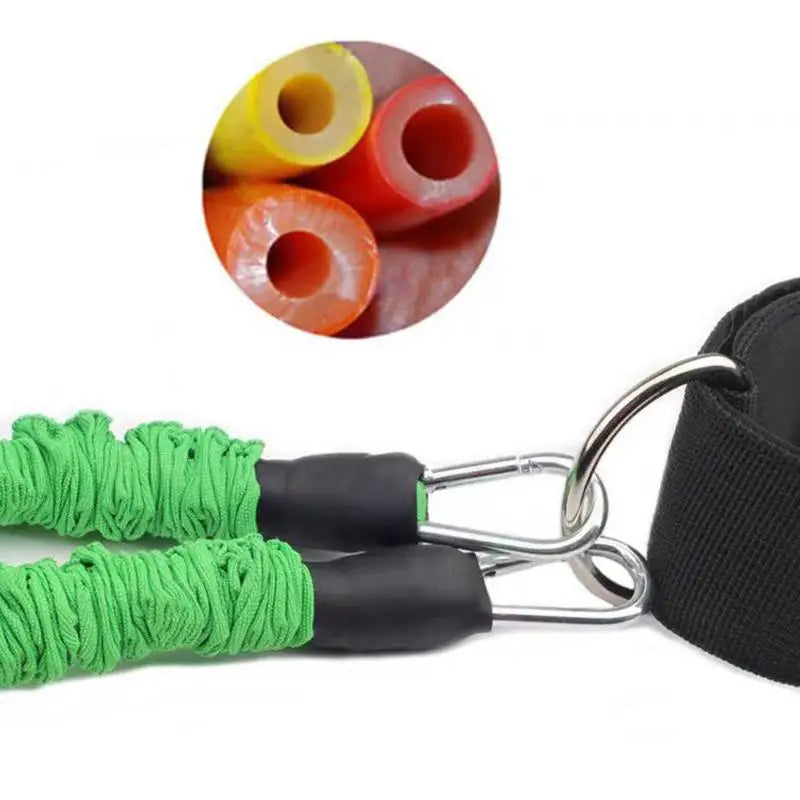 1Set Leg Strength Trainer Fastener Fitness Foot Ring Foot Buckle Ankle Strap Stretch Resistance Band Pull Cord Accessories