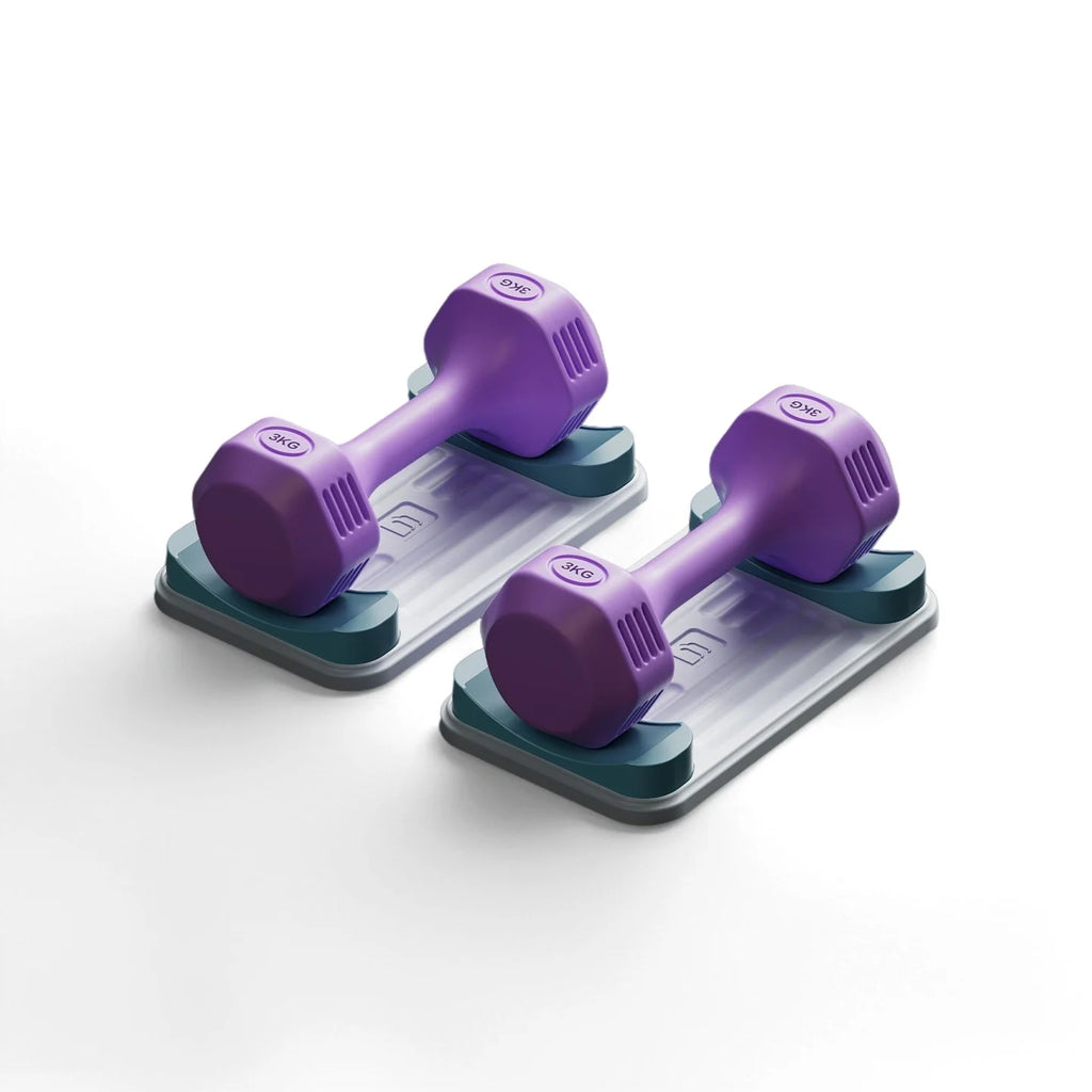 Stable Home Dumbbell Support Rack Multi-Functional Universal Plastic Dumbbell Rack Anti-Slip Durable Organize Fitness Equipment