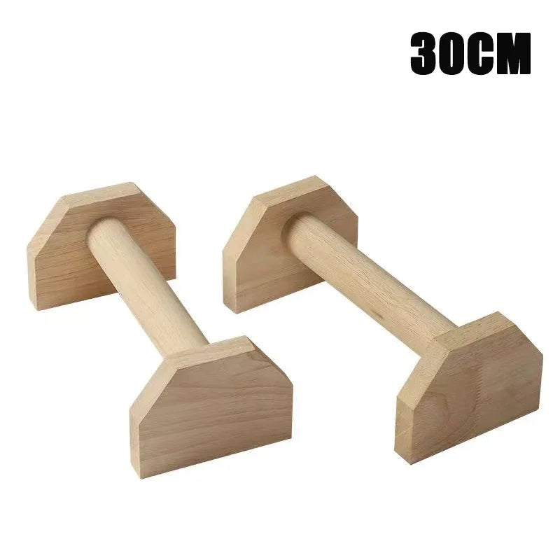 Wooden Push-Up Bar Stands Gym Push Exercise Rack Board Fitness Body Building Training Muscle Trainer Gym Equipment Supply