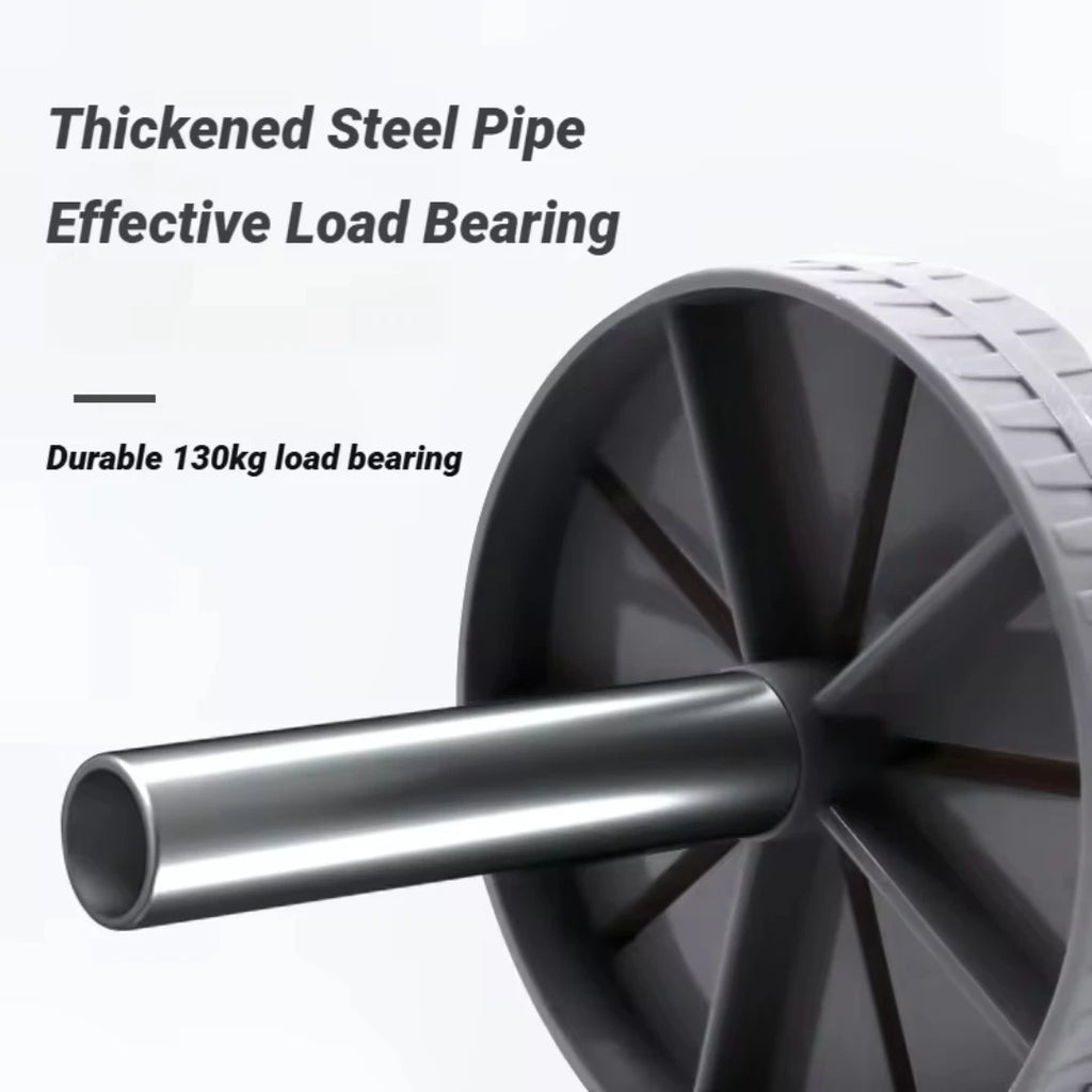 Abdominal Wheel Strong Load Bearing Non-Slip Roller Strengthen Muscle Exercise Equipment Fitness Training Home Use Silent