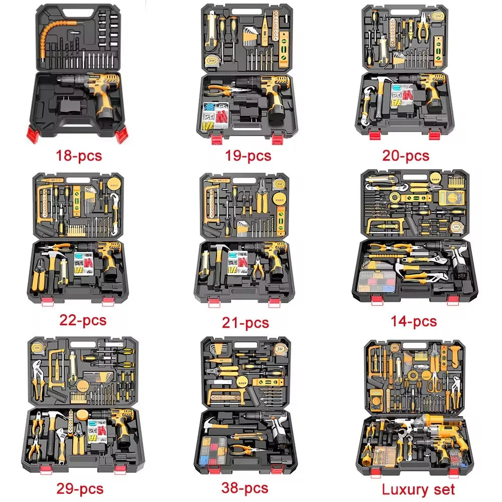 Power Tool Accessories Pouch 126pcs Power Tool Combo Kit Other Power Tool Accessories