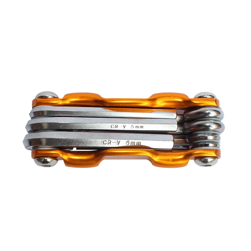 Multi Repair Tools Kit Portable Bicycle Tool Folding Allen Wrench Spoke Hex Wrench Bike Maintenance Tool Set Cycling Accessories