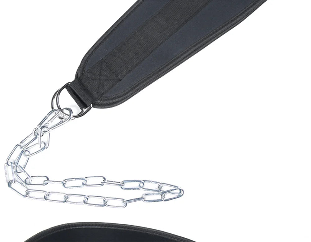Pull up - Upper body strength weight-bearing belt, commercial bodybuilding room, sports barbell plate belt, fitness equipment