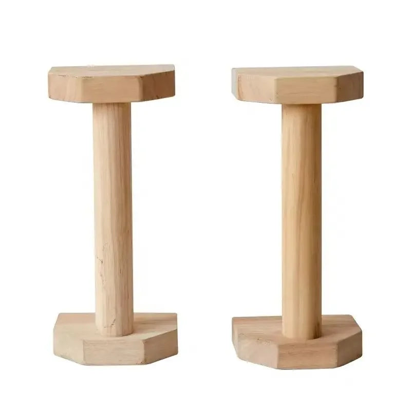 Wooden Push-Up Bar Stands Gym Push Exercise Rack Board Fitness Body Building Training Muscle Trainer Gym Equipment Supply
