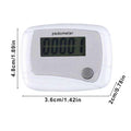1pc Portable Step Counter Small Walking Pedometer Step Counter With Clip For Fitness Exercise Travel