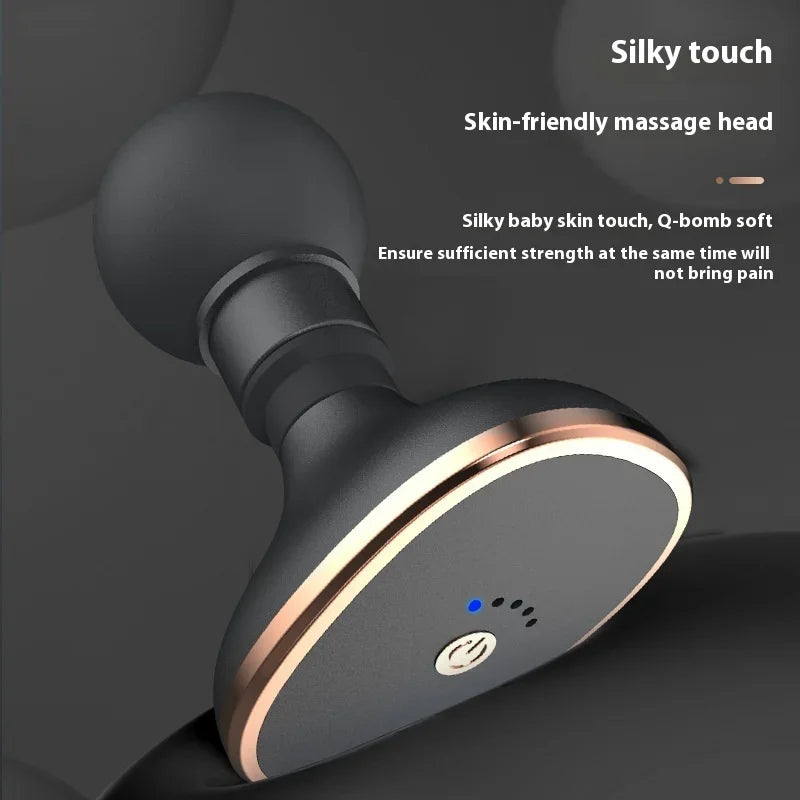 Electric portable small vibrating fascia gun fitness exercise relaxation muscle cervical spine waist mini pocket massager