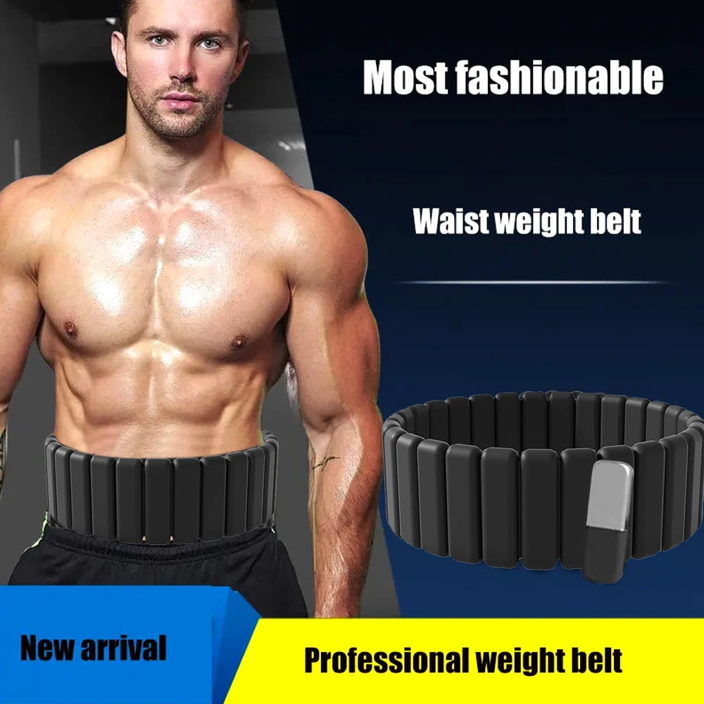 1PCS 4lb/1.8kg Waist Weights Weights for Women Men, Adjustable Lower Back Weighted for Home Gym Workout, Running, Yoga, Exercise