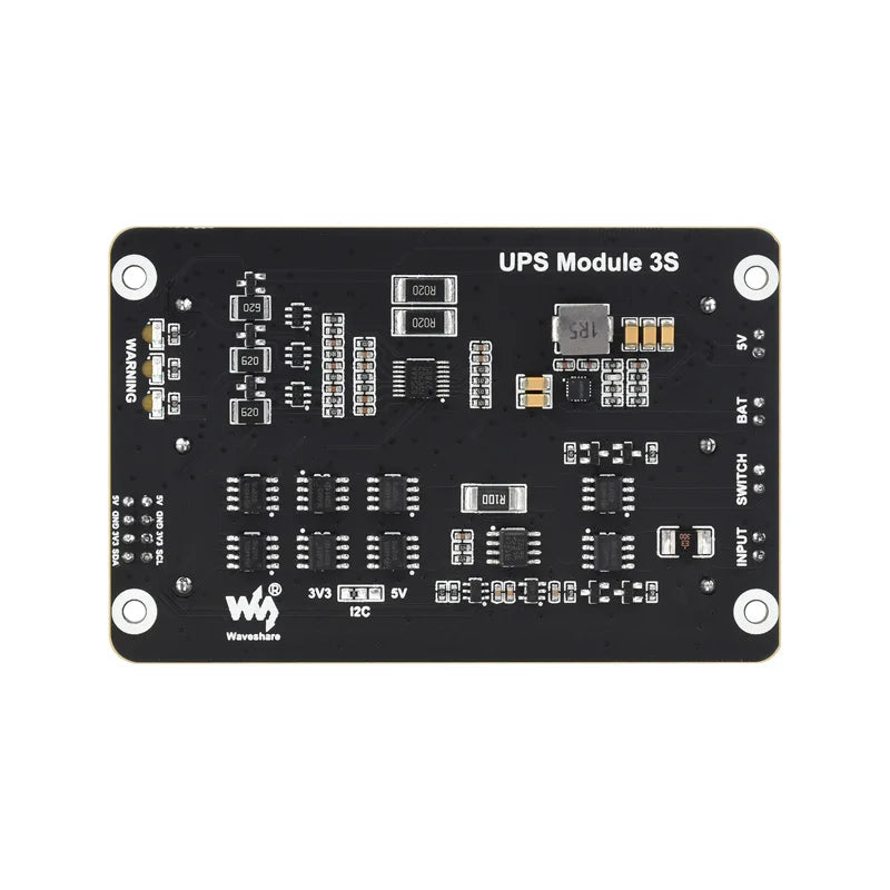Raspberry Pi 5 UPS Power Supply Expansion Board Uninterruptible Power Supply Module UPS Module 3S Also For Pi4B