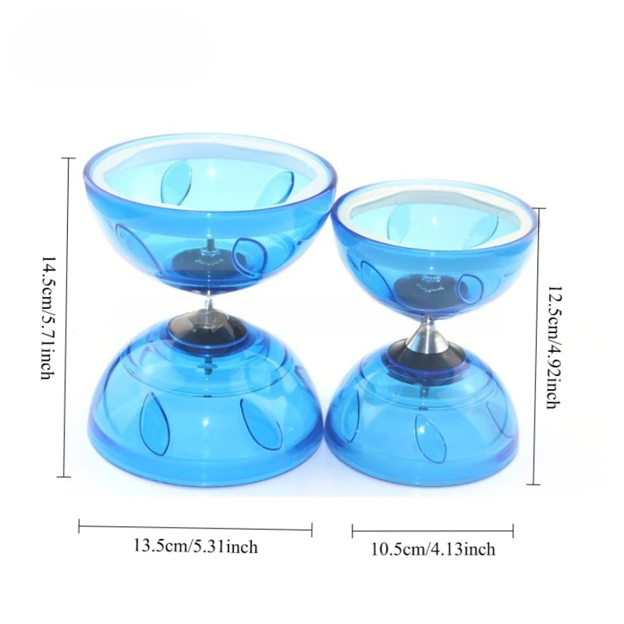 Portable Diabolo Chinese Yoyo Diabolo Set Portable Fitness Gear For Adults Kids Elderly Outdoor Indoor Agility Exercise