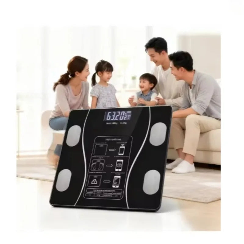Simple household electronic scale, human body scale, precise weighing, intelligent charging model electronic body weight scale