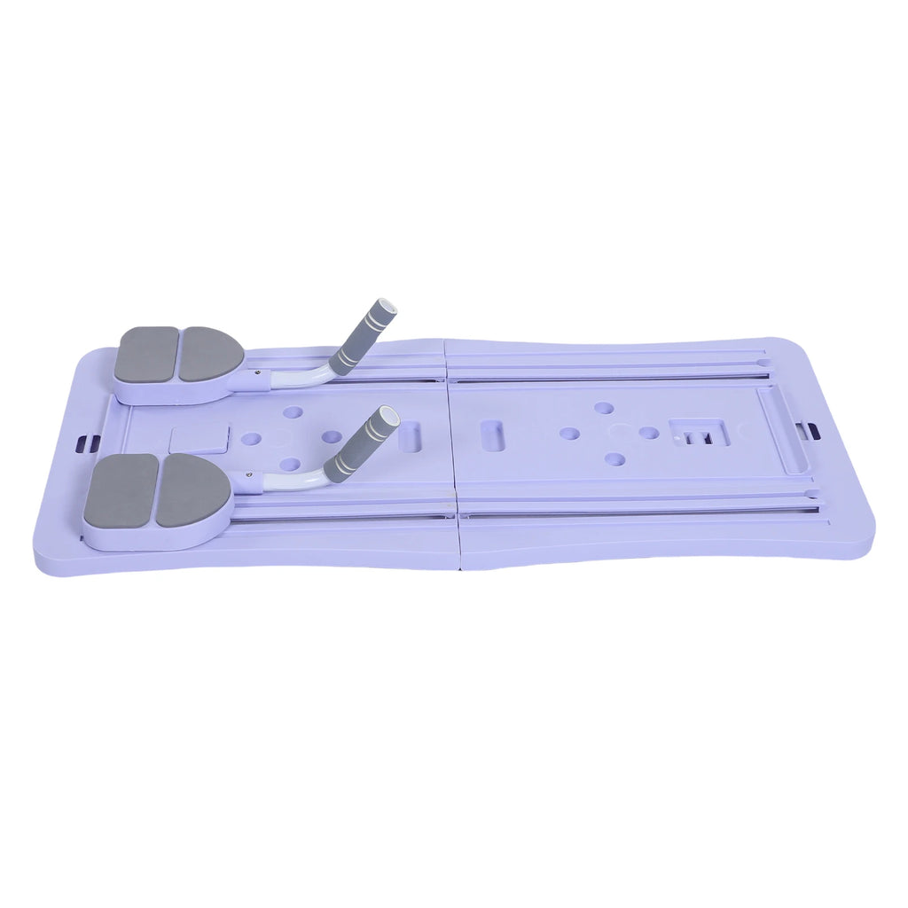 At Home Pilates Board Foldable 4-in-1 Exercise Ab Wheel Roller Exercise Equipment for Home Gym Workout Core Trainer
