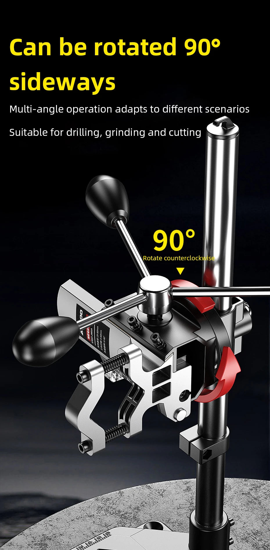 Adjustable Universal Drill Stand for Electric Hand Drill Impact Drill Convert to Mini Bench Drill Press Bracket Home DIY Tool