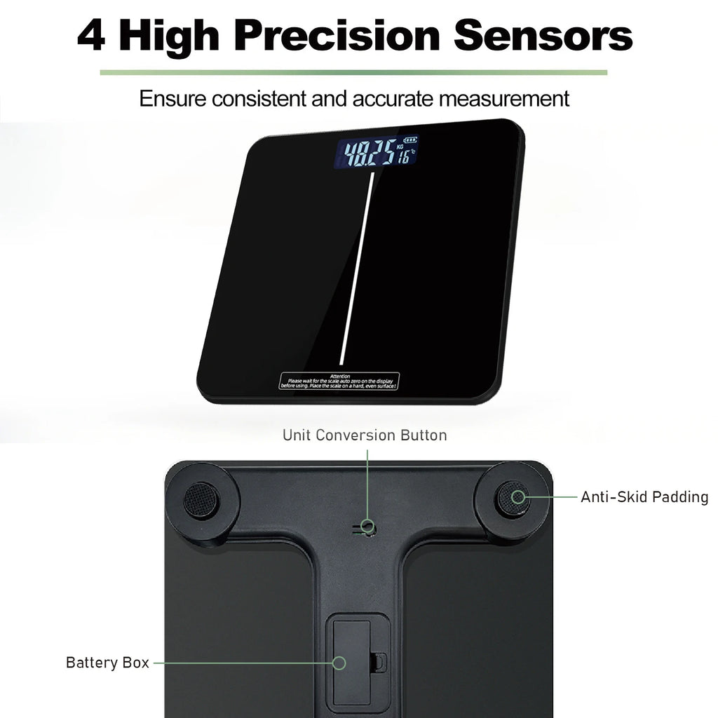 5~180KG Weight Loss Weighing Device LED Display Smart Body Weight Scale Battery Precision Electronic Scale for Home Office Adult
