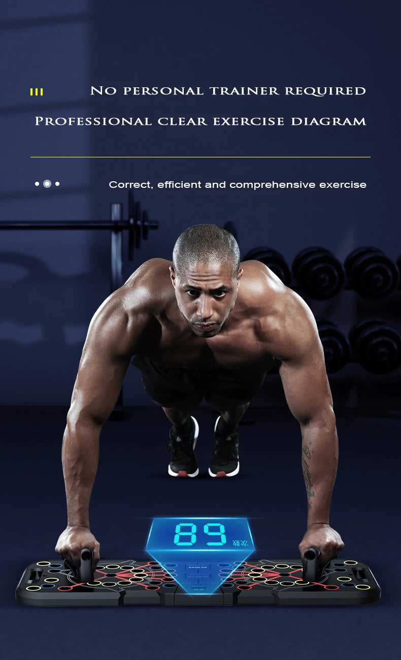 Multi functional home push up board, men's chest and abdominal muscle training board, family interactive fitness equipment