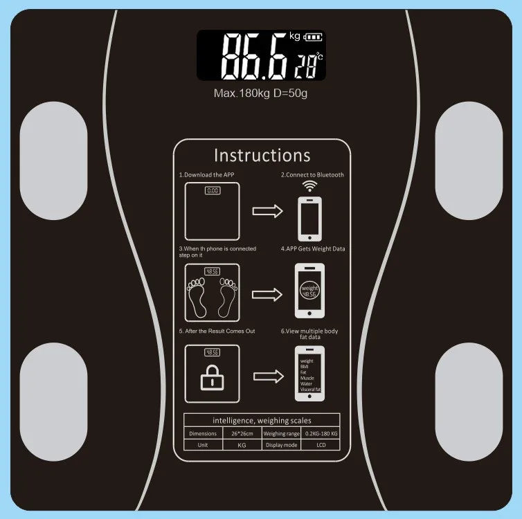 Body Fat Weight Scale，Always Pay Attention To Changes In Your Body