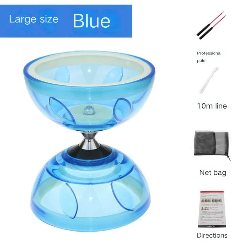 Portable Diabolo Chinese Yoyo Diabolo Set Portable Fitness Gear For Adults Kids Elderly Outdoor Indoor Agility Exercise