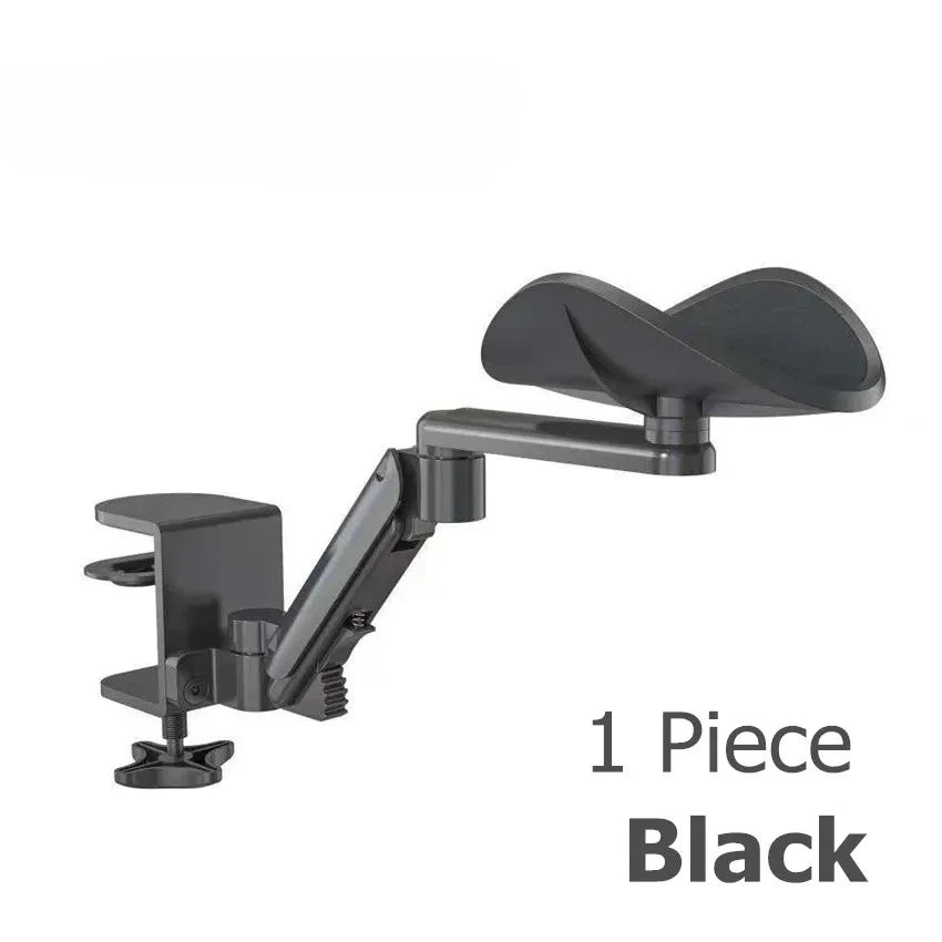 Adjustable Arm Rest for Desk – Ergonomic 360° Rotating & Extendable Elbow Support, Durable Aluminum,Office Gaming Accessories