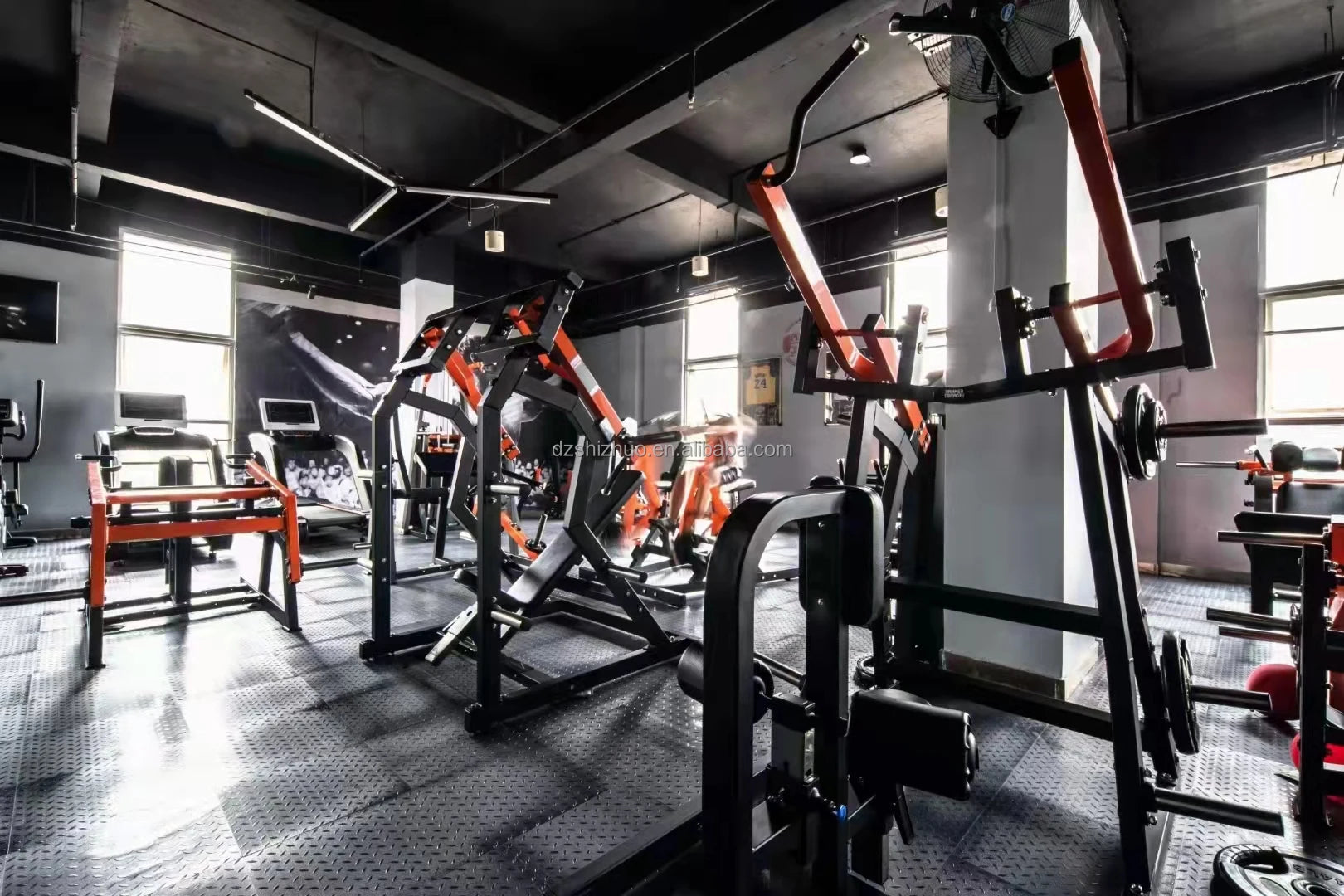 Strength Fitness Gym Equipment Plate Loaded Commercial Flat Bench Press Machine