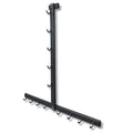 Detachable Floor/Wall Style Fitness Equipment Accessories Handle Placement Rack Gym Resistance Belt Storage Rack Space Saving