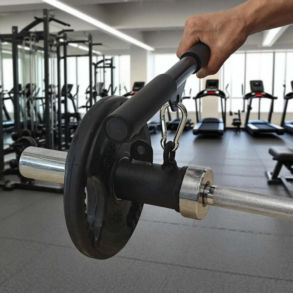 Fitness T Bar Barbell Sleeve Portable Landmine Bar Sleeve T Bar Rowing Hard Pull Sleeve Handle Puller Holder Fitness Equipment