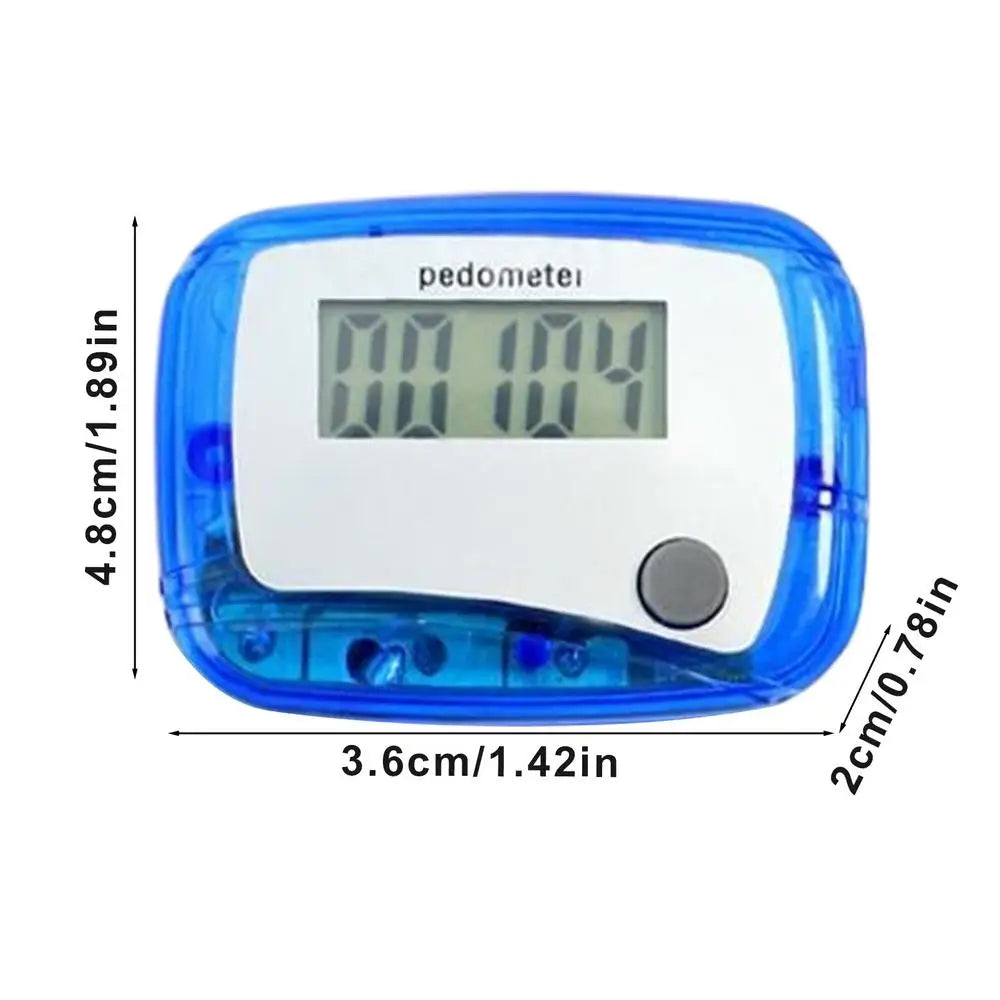 1pc Portable Step Counter Small Walking Pedometer Step Counter With Clip For Fitness Exercise Travel
