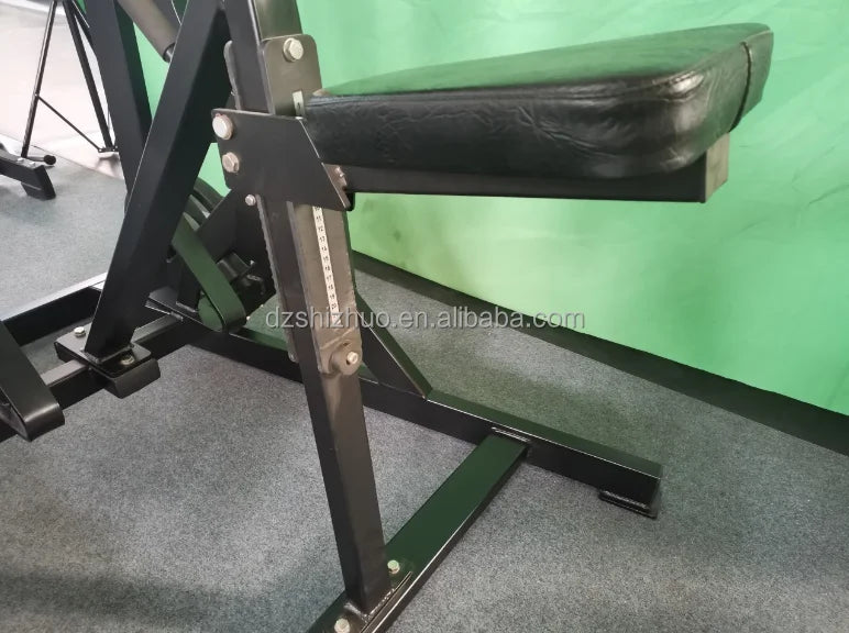 Strength Fitness Gym Equipment Plate Loaded Commercial Flat Bench Press Machine