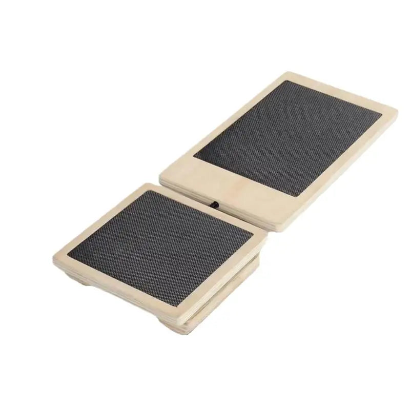 Physio Recovery Wobble Board; Slip-Resistant, One-foot Posture Retraining; Ankle Fortitude Handler, Wooden Design