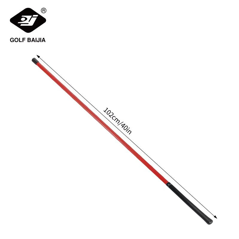 Golf Swing Power Stick - Red, Golf Strength Trainer Improves Flexibility, Rhythm, Rhythm, Balance and Power