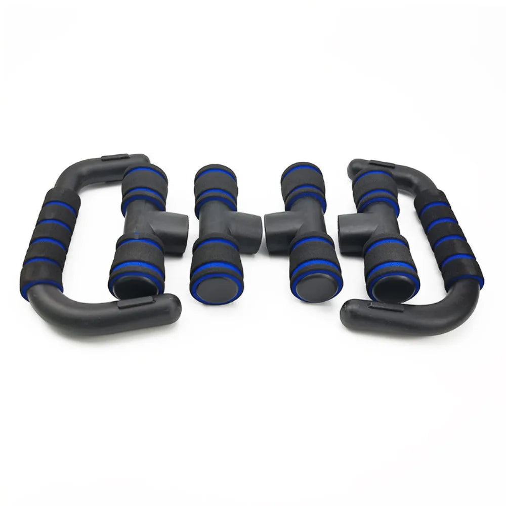1 Pair of Gymnasium Exercise Non-slip Push-up Stand H-shaped Stable Pushup Bars Strong Durable Push-up Support Muscle Training