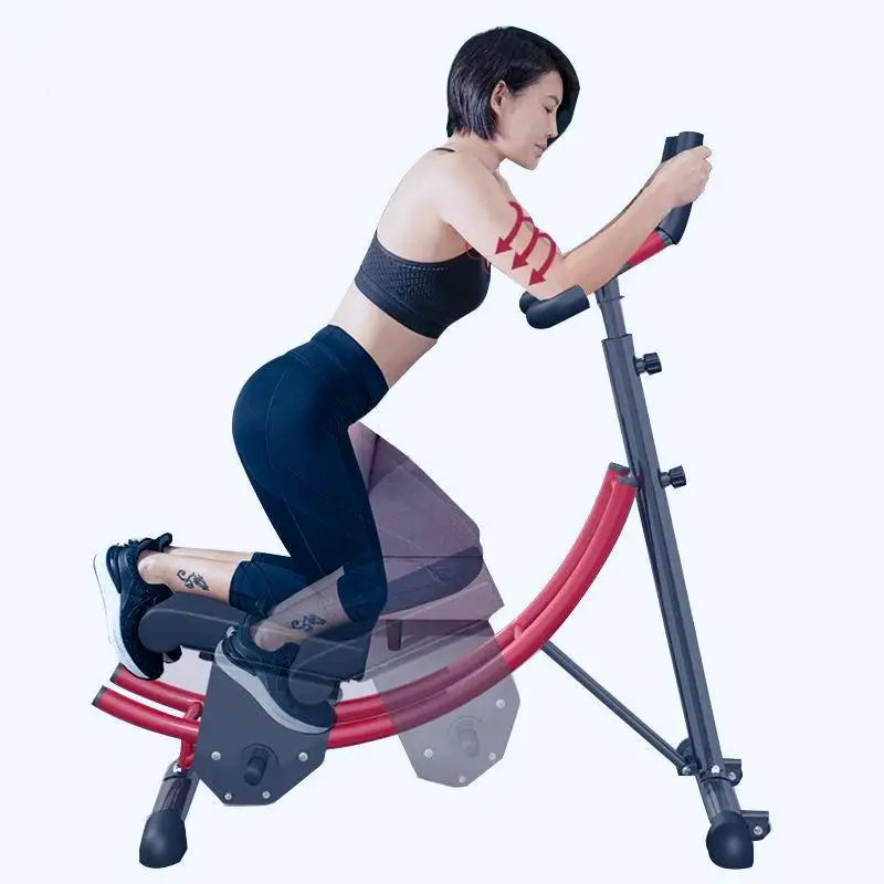 Foldable Fitness Equipment Adjustable AB Coaster Machine For Core Strength Training Cruncher Exercise Machine For Abdominal