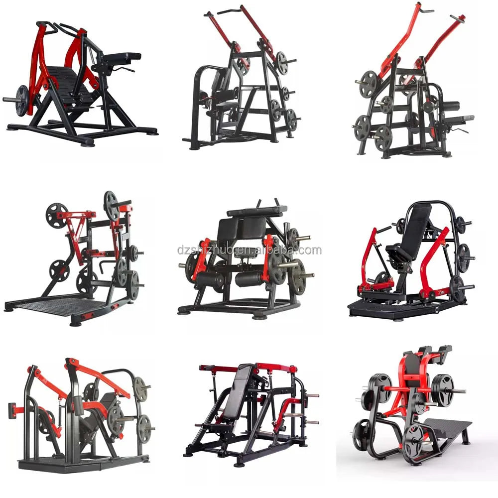 New Design Strength Training Deporte Sport Fitness Equipment Plate Loaded Shoulder Press Machine