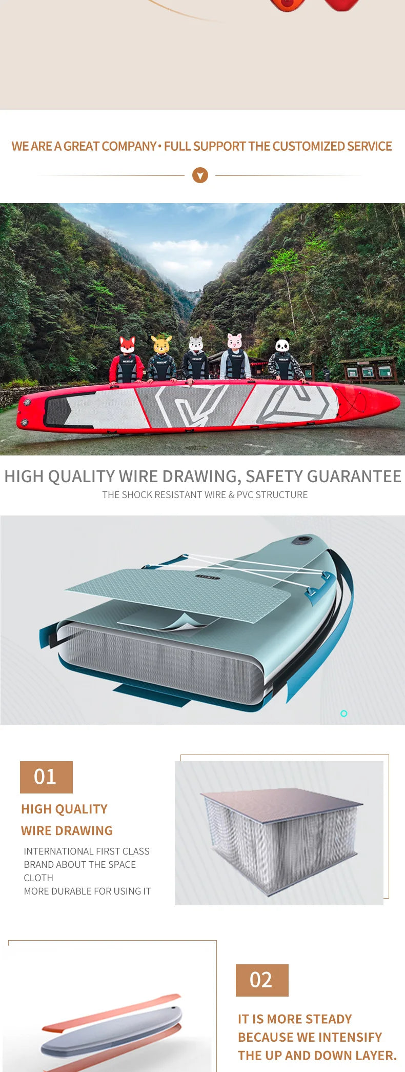 Inflatable Sit Up Board for Surfing, Ocean SUP, Drop-stitch Construction, Waterplay for Surfing