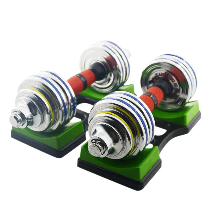 Fitness Dumbbell Bar With Clamps 25mm Adjustable Weight Standard Threaded Dumbbell Handle Home Gym Dumbbell Training Accessories